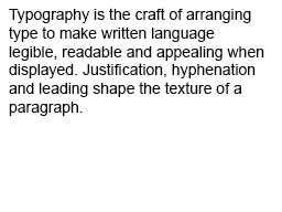 Photoshop saved composite of the left-aligned paragraph fixture