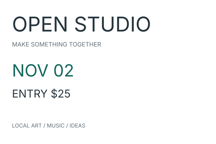 Actual PNG after editing the PSD: Open Studio, Nov 02, entry $25